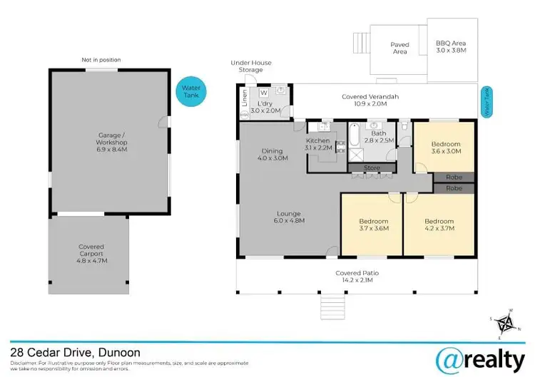 Floorplan of Homely house listing, 28 Cedar Drive, Dunoon NSW 2480