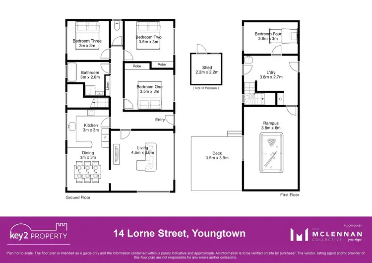 Floorplan of Homely house listing, 14 Lorne Street, Youngtown TAS 7249