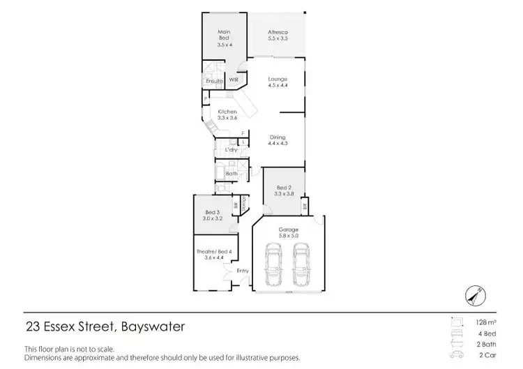 Floorplan of Homely house listing, 23 Essex Street, Bayswater WA 6053