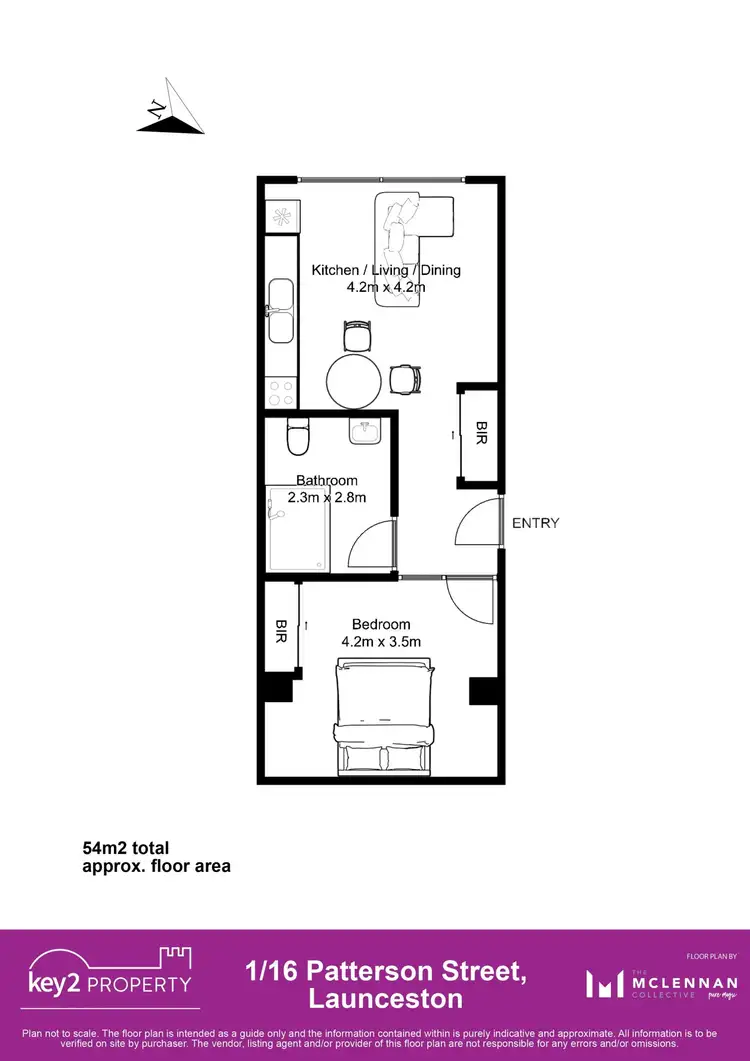 Floorplan of Homely other listing, 1/16 Paterson Street, Launceston TAS 7250