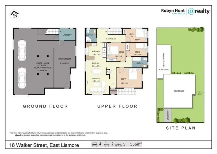 Floorplan of Homely house listing, 18 Walker Street, East Lismore NSW 2480