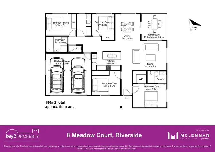 Floorplan of Homely house listing, 8 Meadow Court, Riverside TAS 7250