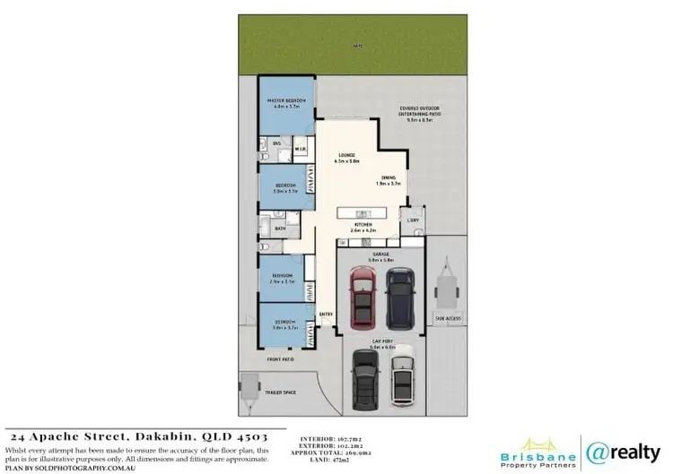 Floorplan of Homely house listing, 24 Apache Street, Dakabin QLD 4503