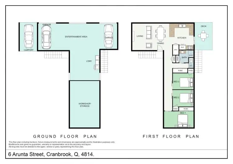 Floorplan of Homely house listing, 6 Arunta Street, Cranbrook QLD 4814