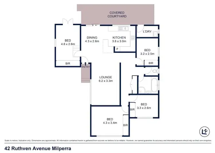 Floorplan of Homely house listing, 42 Ruthven Avenue, Milperra NSW 2214