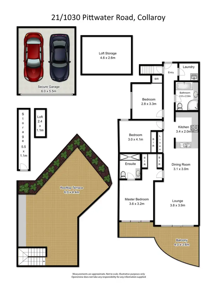 Floorplan of Homely apartment listing, 21/1030 Pittwater Road, Collaroy NSW 2097