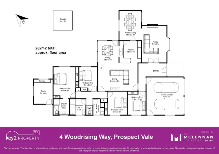 Floorplan of Homely house listing, 4 Woodrising Way, Prospect Vale TAS 7250