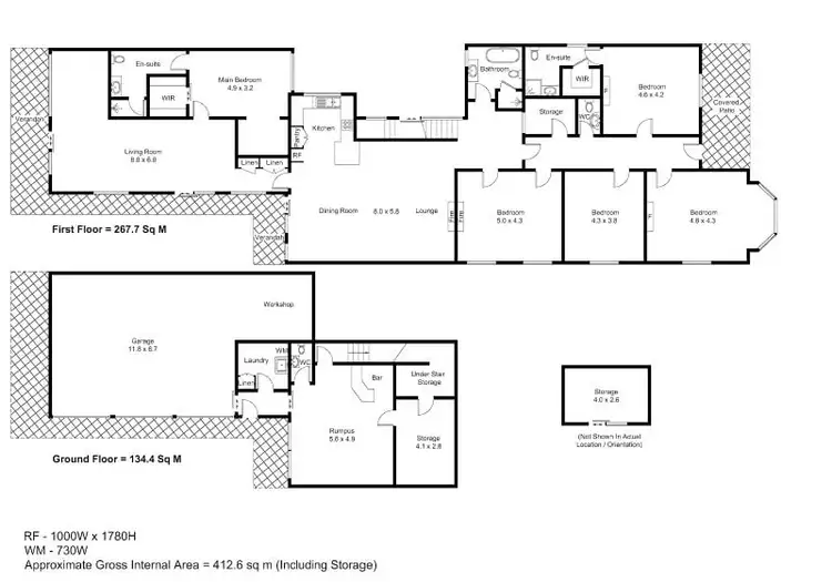 Floorplan of Homely rural property listing, 15 Regent Street, Maitland NSW 2320