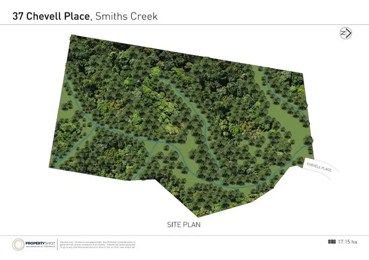 Floorplan of Homely land listing, 37 Chevell Place, Smiths Creek NSW 2484