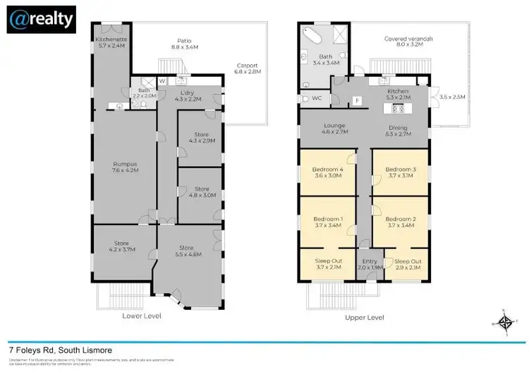 Floorplan of Homely house listing, 7 Foleys Road, South Lismore NSW 2480