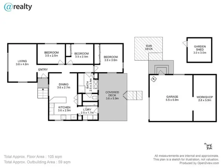 Floorplan of Homely house listing, 33 Taylor Crescent, Bridgewater TAS 7030