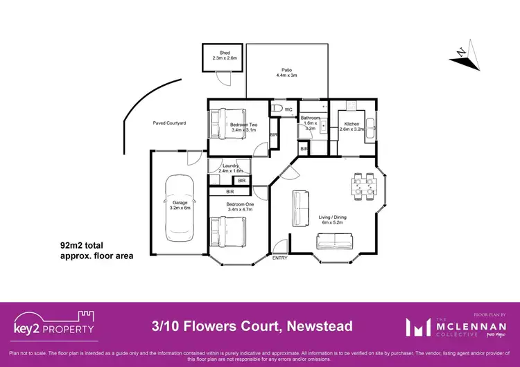 Floorplan of Homely house listing, 3/10 Flowers Court, Newstead TAS 7250