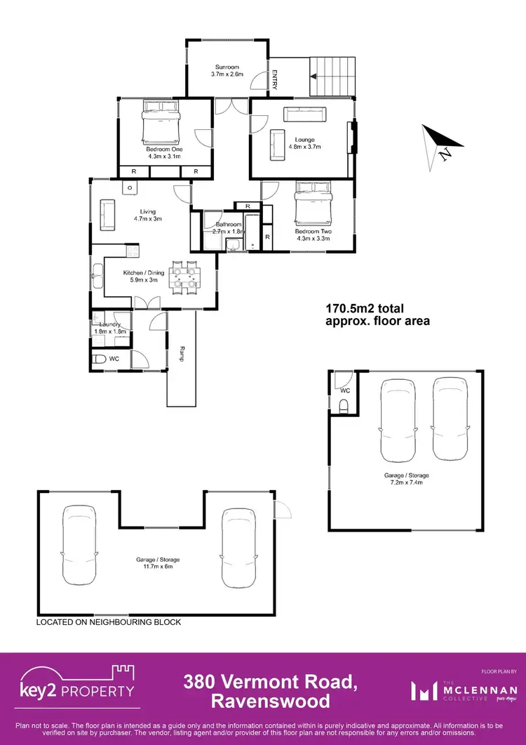 Floorplan of Homely house listing, 380 Vermont Road, Ravenswood TAS 7250