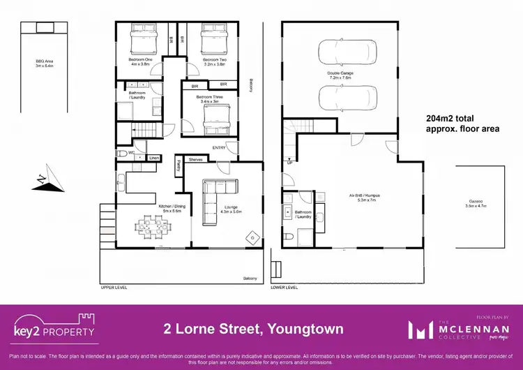 Floorplan of Homely house listing, 2 Lorne Street, Youngtown TAS 7249