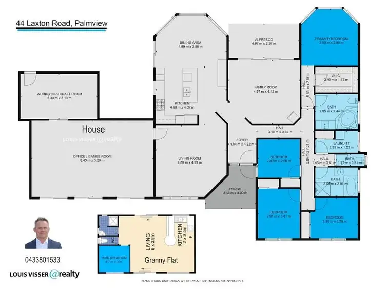 Floorplan of Homely house listing, 44 Laxton Road, Palmview QLD 4553