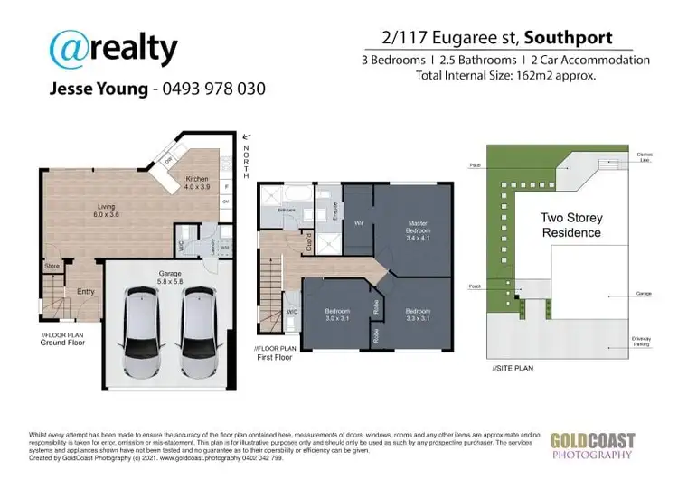 Floorplan of Homely townhouse listing, 2/117 Eugaree Street, Southport QLD 4215