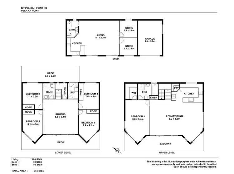 Floorplan of Homely house listing, 177 Pelican Point Road, Pelican Point SA 5291