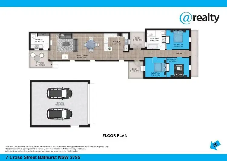 Floorplan of Homely house listing, 7 Cross Street, Bathurst NSW 2795