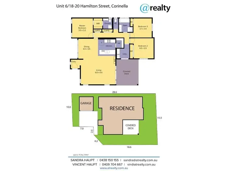 Floorplan of Homely house listing, 6 18/20 Hamilton Street, Corinella VIC 3984