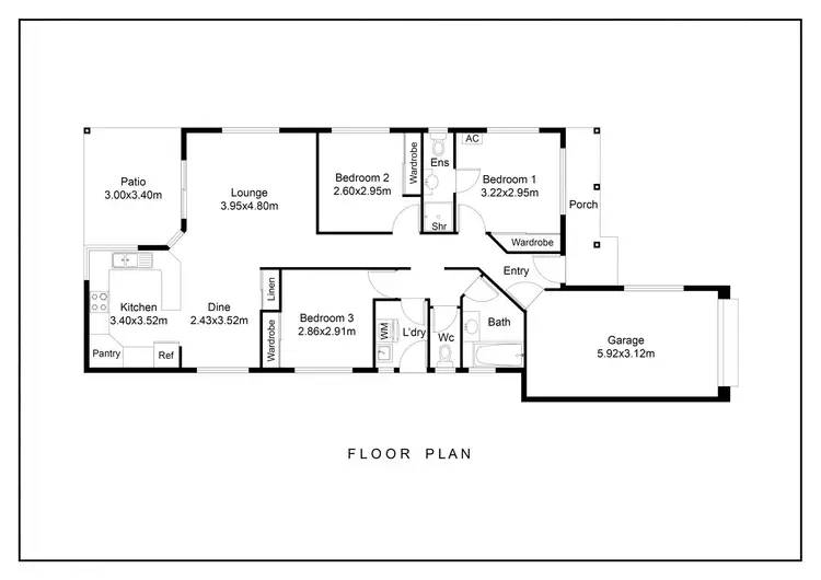 Floorplan of Homely house listing, 12 Bronte Close, Kewarra Beach QLD 4879