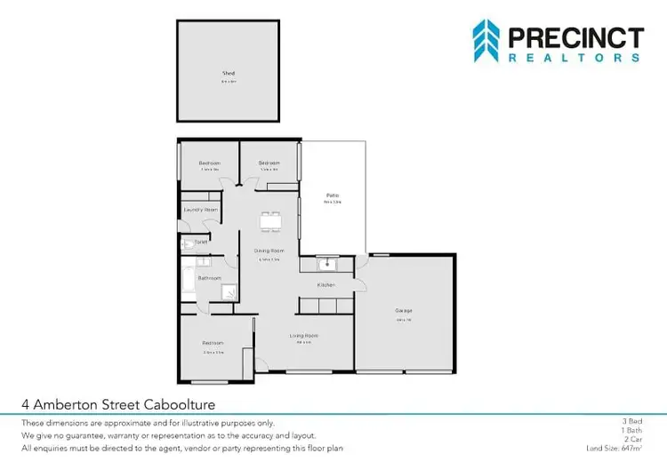 Floorplan of Homely house listing, 4 Amberton Street, Caboolture QLD 4510