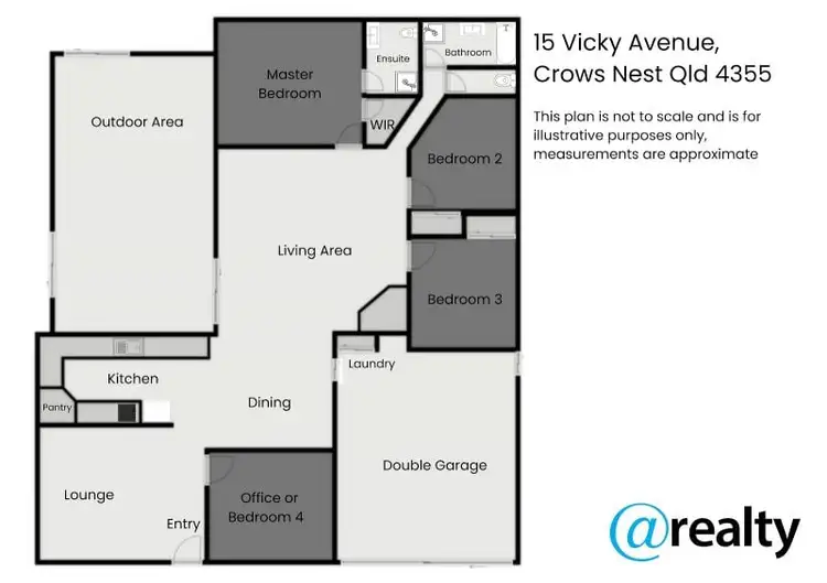 Floorplan of Homely house listing, 15 Vicky Avenue, Crows Nest QLD 4355