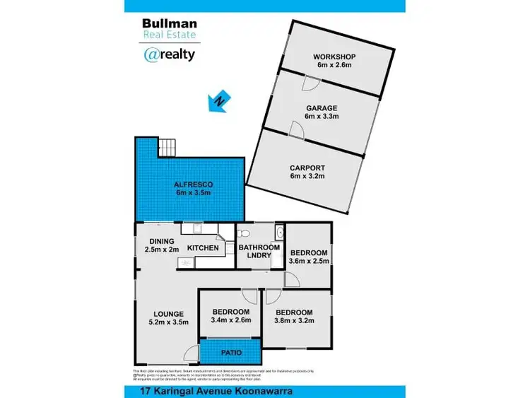Floorplan of Homely house listing, 17 Karingal Avenue, Koonawarra NSW 2530