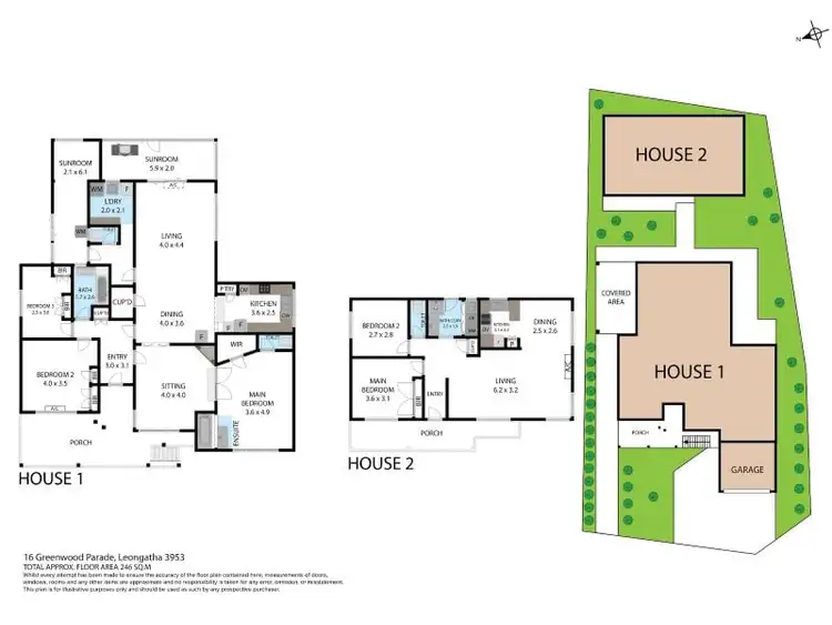 Floorplan of Homely house listing, 16 Greenwood Parade, Leongatha VIC 3953