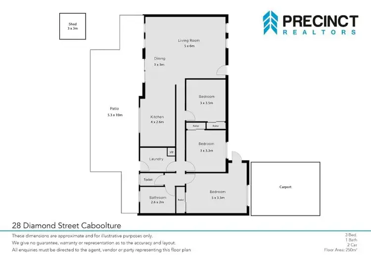 Floorplan of Homely house listing, 28 Diamond Street, Caboolture QLD 4510