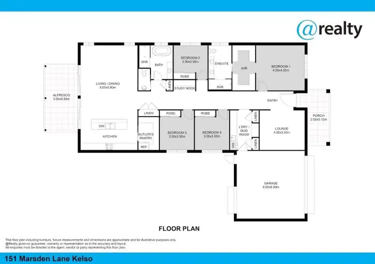 Floorplan of Homely house listing, 151 Marsden Lane, Kelso NSW 2795