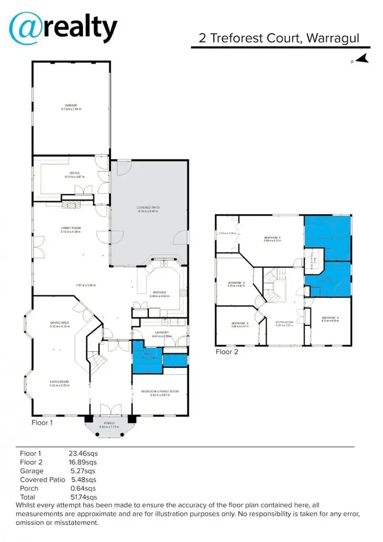 Floorplan of Homely rural property listing, 2 Treforest Court, Warragul VIC 3820