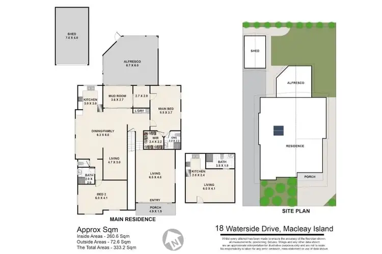 Floorplan of Homely house listing, 18 Waterside Drive, Macleay Island QLD 4184