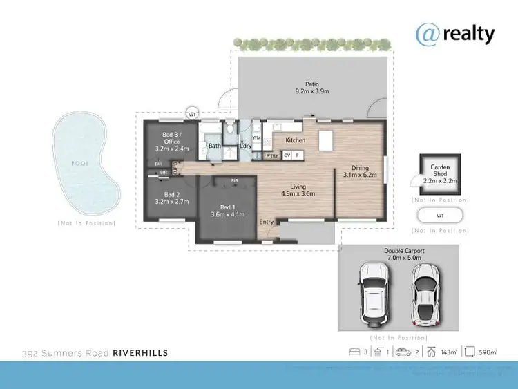 Floorplan of Homely house listing, 392 Sumners Road, Riverhills QLD 4074