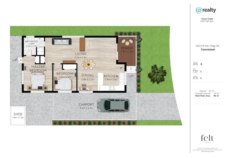 Floorplan of Homely house listing, 116/570 Pine Ridge Road, Coombabah QLD 4216