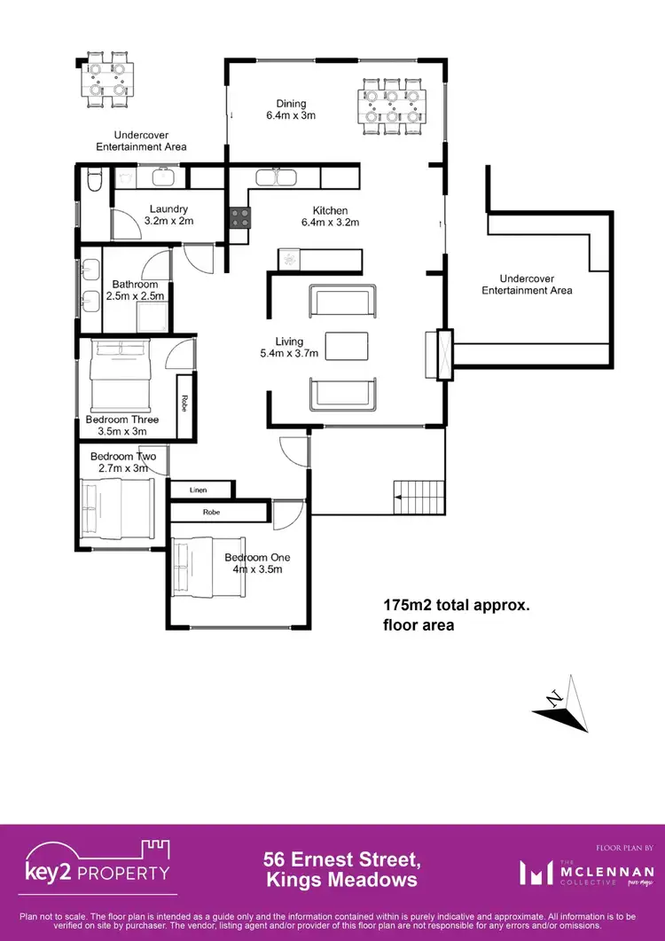 Floorplan of Homely house listing, 56 Ernest Street, Kings Meadows TAS 7249