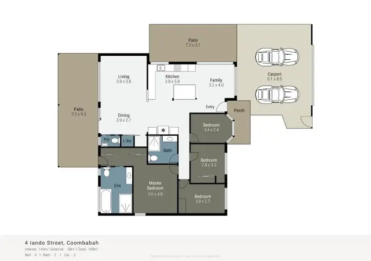 Floorplan of Homely house listing, 4 Iando Street, Coombabah QLD 4216