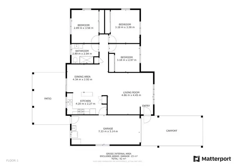 Floorplan of Homely house listing, 3 Tarragon Street, Gracemere QLD 4702