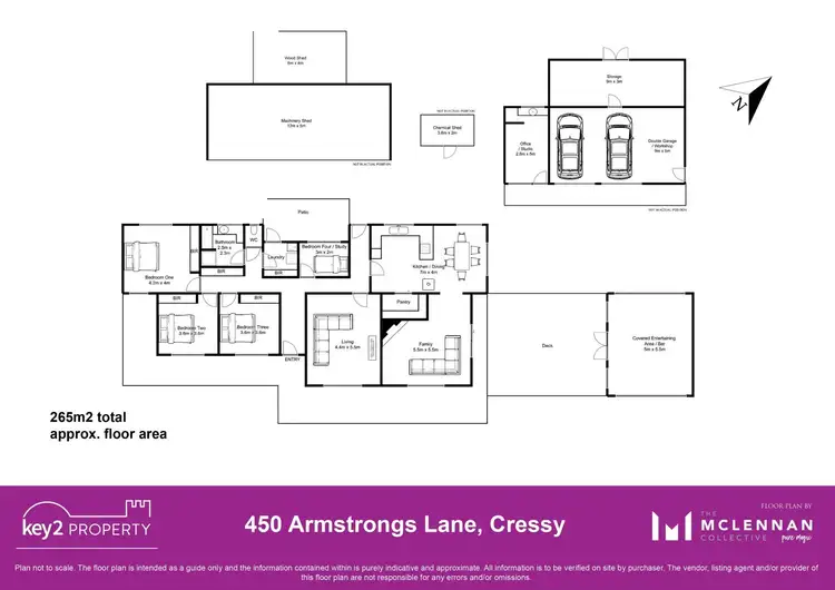 Floorplan of Homely house listing, 450 Armstrongs Lane, Cressy TAS 7302