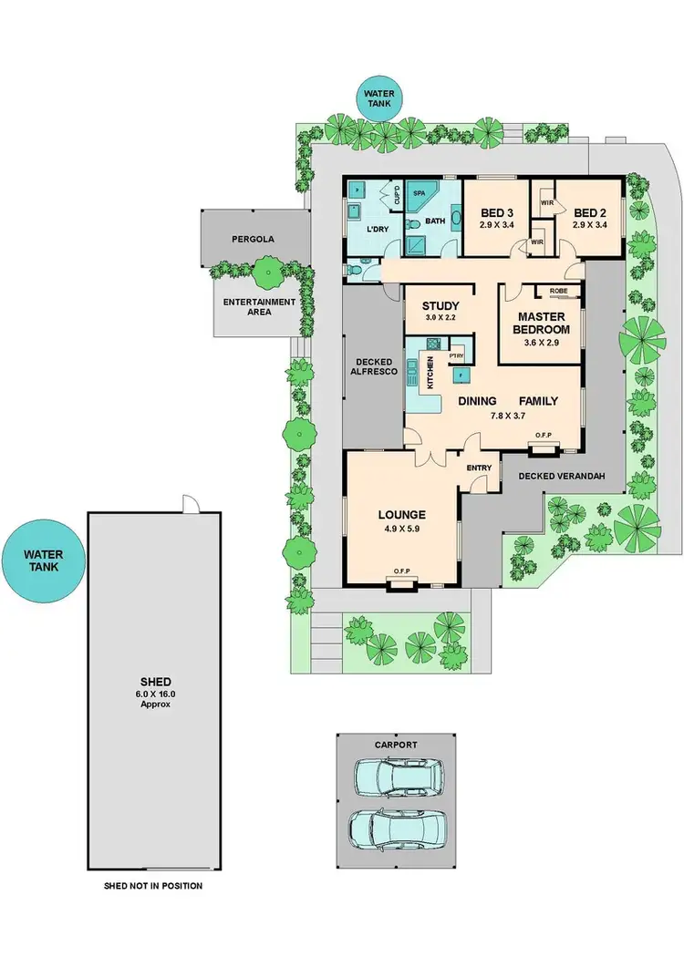 Floorplan of Homely house listing, 26-30 DOYLE STREET, Reedy Creek VIC 3658