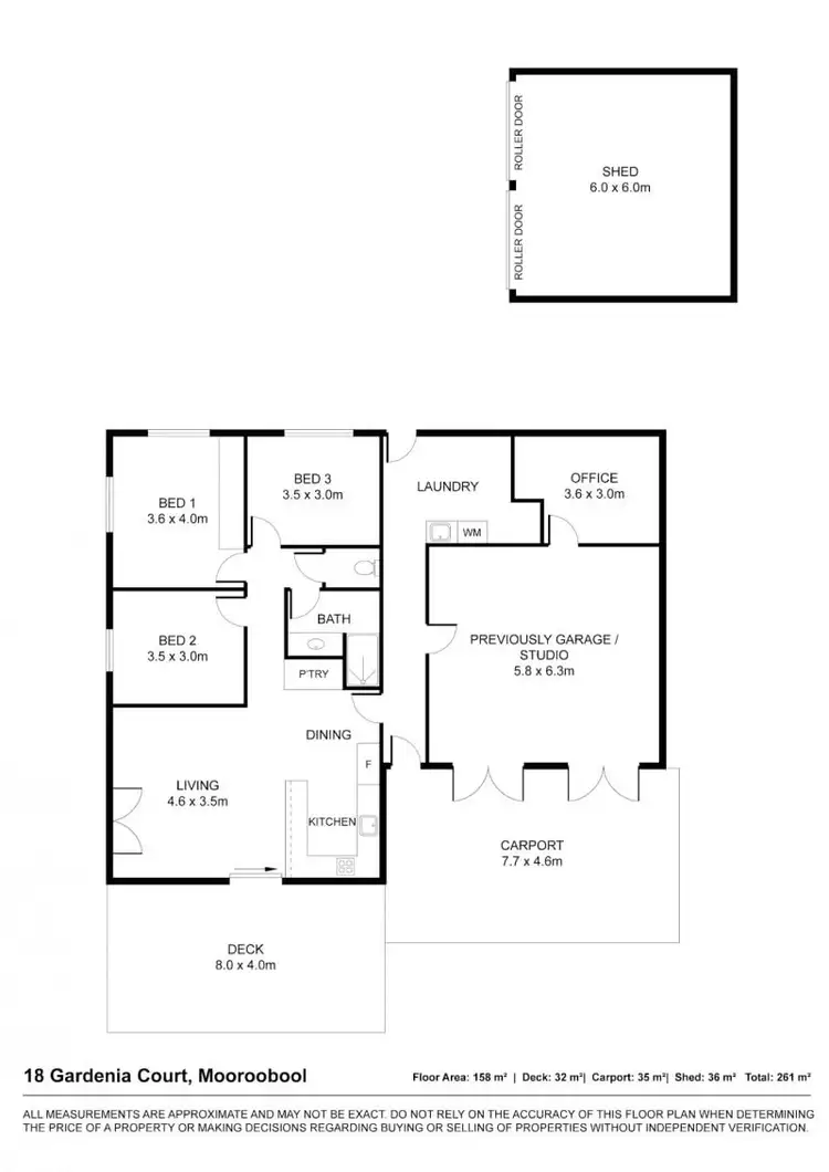 Floorplan of Homely house listing, 18 Gardenia Court, Mooroobool QLD 4870