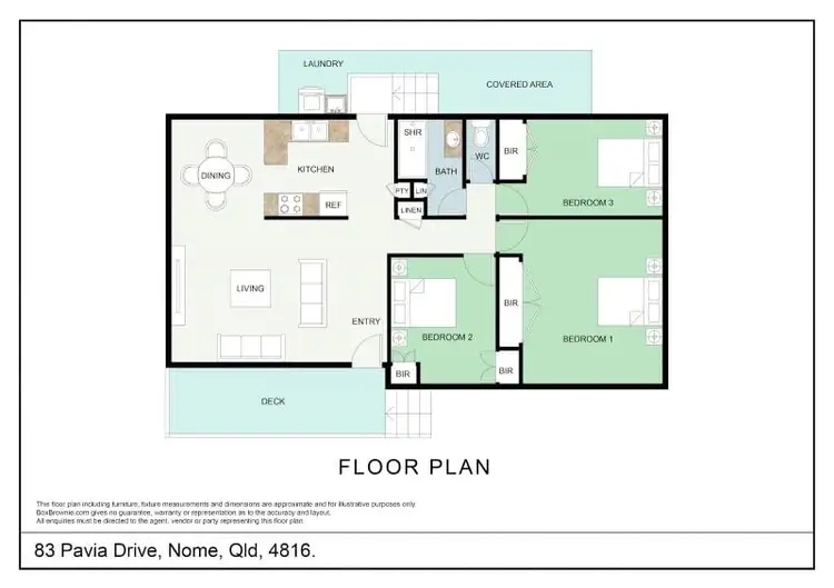 Floorplan of Homely house listing, 83 Pavia Drive, Nome QLD 4816