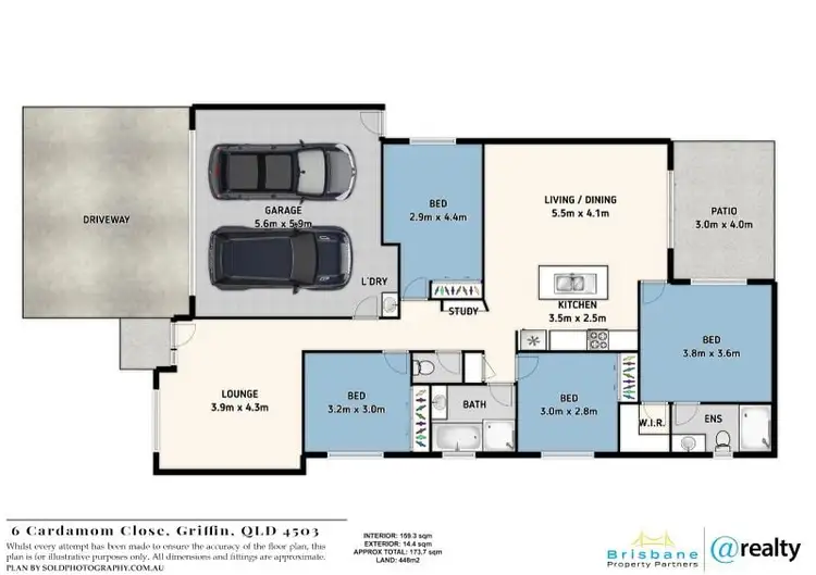 Floorplan of Homely house listing, 6 Cardamom Close, Griffin QLD 4503