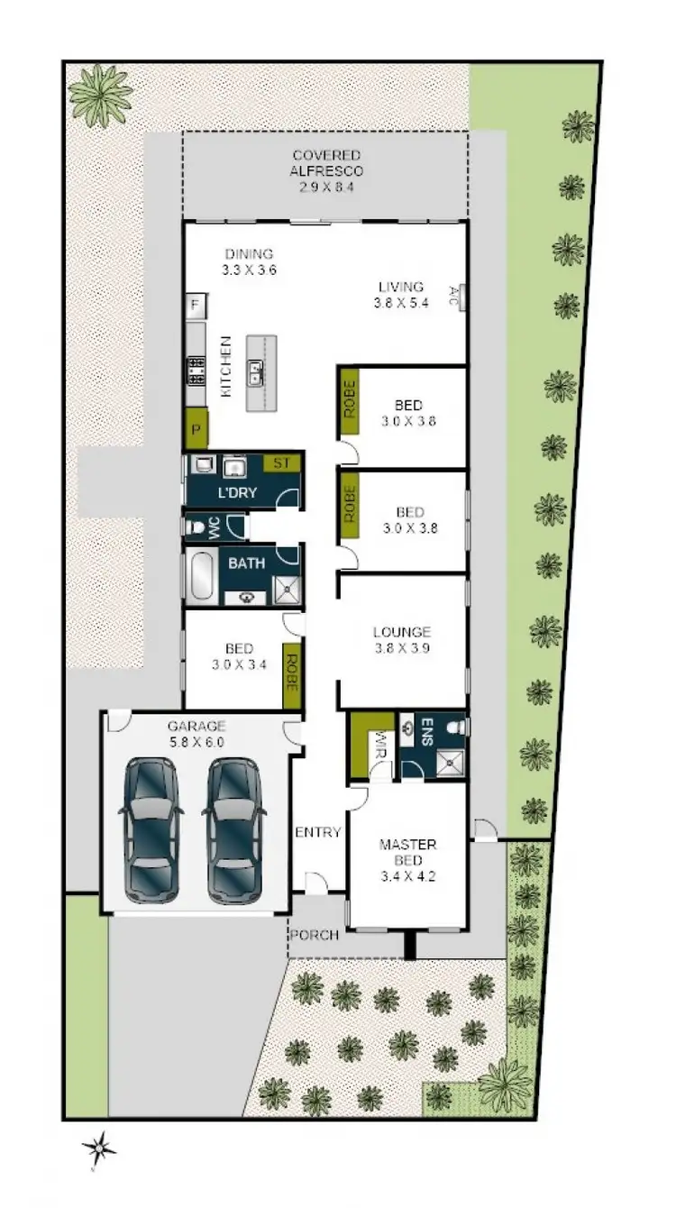 Floorplan of Homely house listing, 15 McMahon Avenue, Armstrong Creek VIC 3217