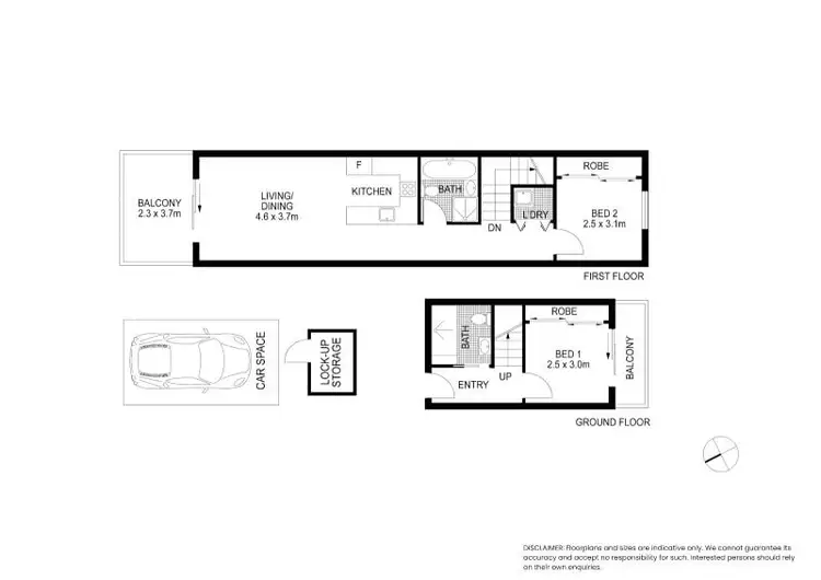 Floorplan of Homely apartment listing, unit 37/17 The Crescent, Fairfield NSW 2165