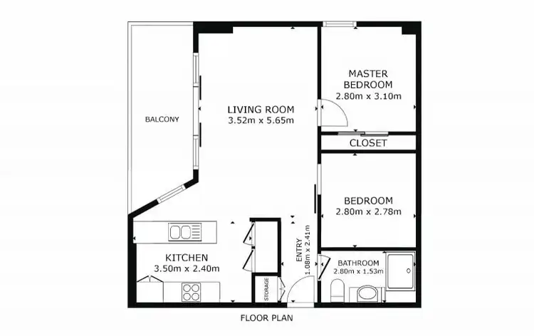 Floorplan of Homely apartment listing, 6/22 Cornelius Street, Coombs ACT 2611
