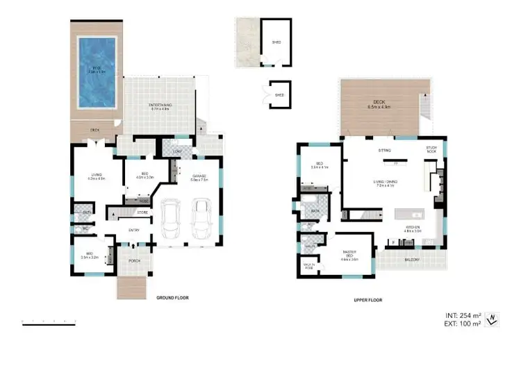 Floorplan of Homely house listing, 22 Gibson Street, Kingscliff NSW 2487