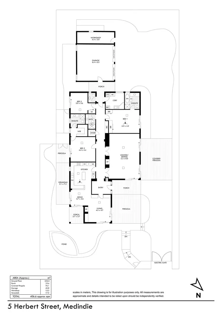 Floorplan of Homely house listing, 5 Herbert St, Medindie SA 5081