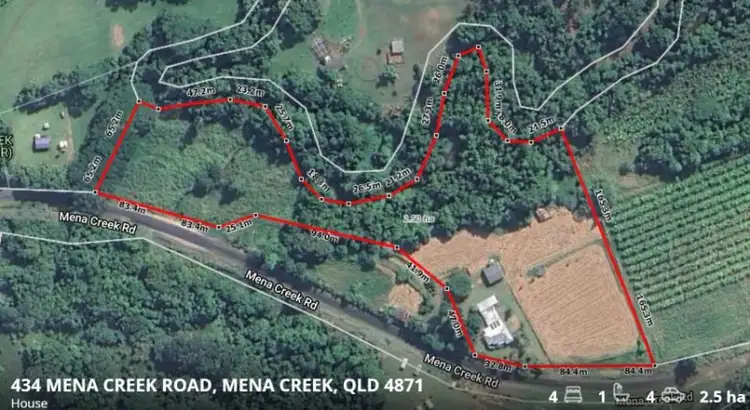 Floorplan of Homely rural property listing, 434 Mena Creek Road, Mena Creek QLD 4871