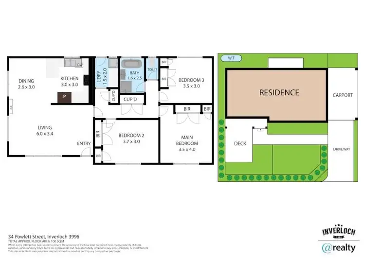 Floorplan of Homely house listing, 34 Powlett Street, Inverloch VIC 3996