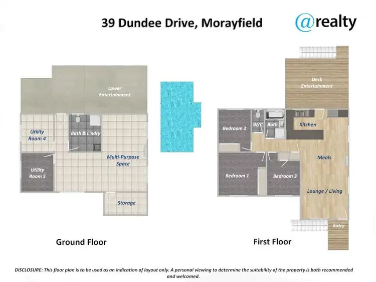 Floorplan of Homely house listing, 39 Dundee Drive, Morayfield QLD 4506